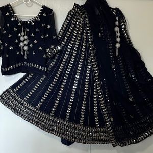 Georgette designer Embroidered lehenga choli